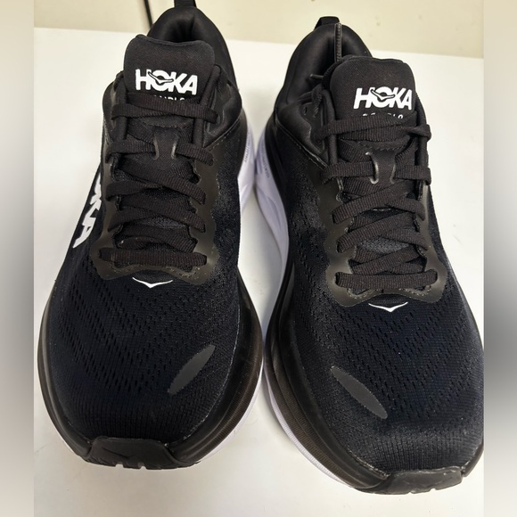HOKA Bondi 8 Running Training Lace-Up Sneakers Men Sz 9.5 - Picture 3 of 15
